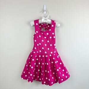 Vintage Amy Too! Pink Polka Dot Party Dress 4T